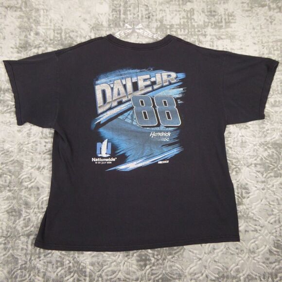 Dale Earnhardt Jr. Shirt Mens 2XL XXL Black Chase Nationwide NASCAR Double Sided - Picture 7 of 9